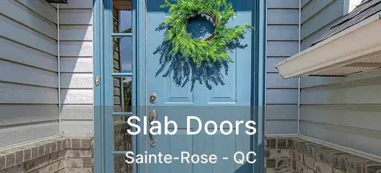  Slab Doors Sainte-Rose - QC