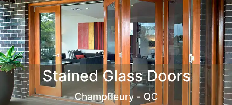  Stained Glass Doors Champfleury - QC