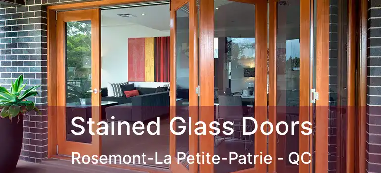  Stained Glass Doors Rosemont-La Petite-Patrie - QC