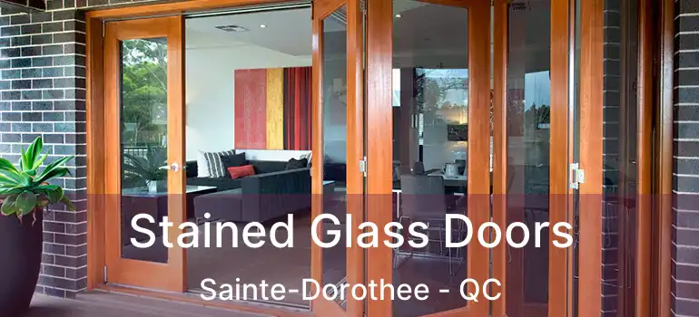  Stained Glass Doors Sainte-Dorothee - QC