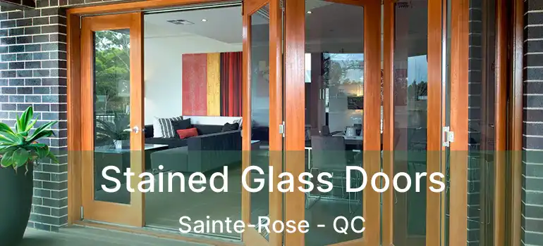  Stained Glass Doors Sainte-Rose - QC