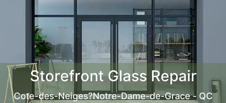  Storefront Glass Repair Cote-des-Neiges?Notre-Dame-de-Grace - QC