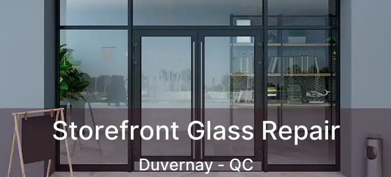  Storefront Glass Repair Duvernay - QC