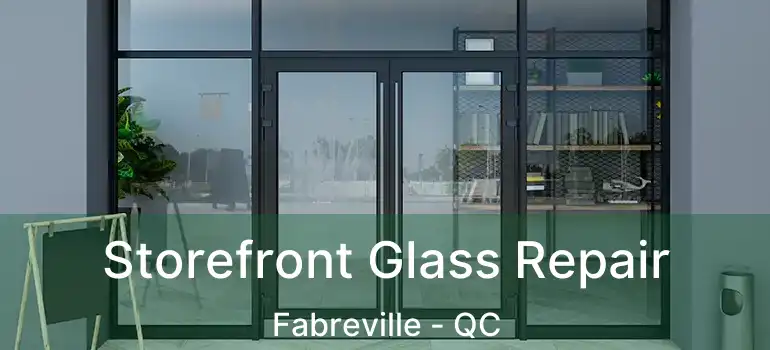  Storefront Glass Repair Fabreville - QC