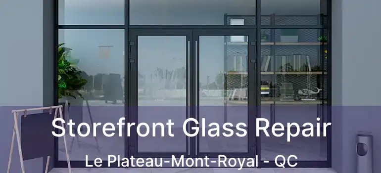  Storefront Glass Repair Le Plateau-Mont-Royal - QC