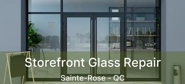  Storefront Glass Repair Sainte-Rose - QC