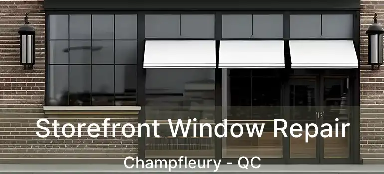  Storefront Window Repair Champfleury - QC
