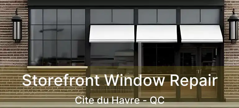  Storefront Window Repair Cite du Havre - QC