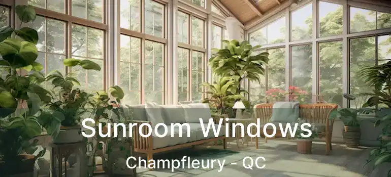  Sunroom Windows Champfleury - QC