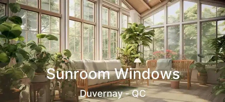 Sunroom Windows Duvernay - QC