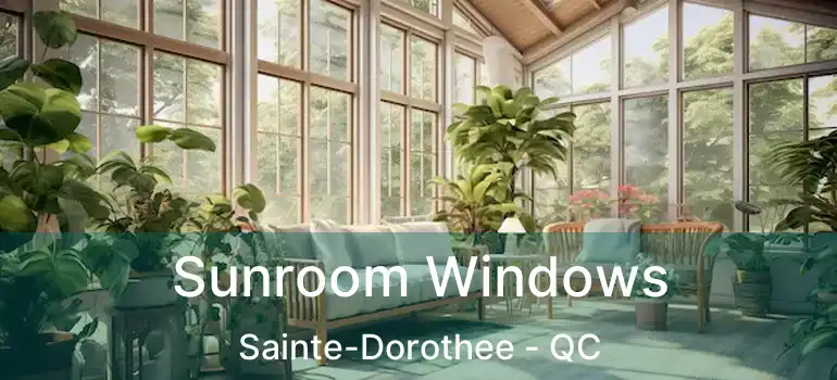  Sunroom Windows Sainte-Dorothee - QC