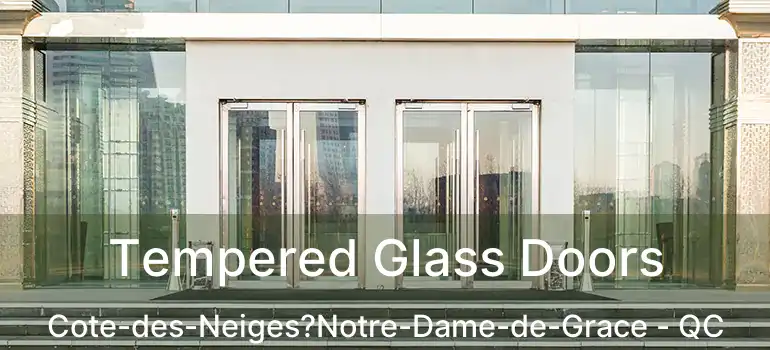  Tempered Glass Doors Cote-des-Neiges?Notre-Dame-de-Grace - QC