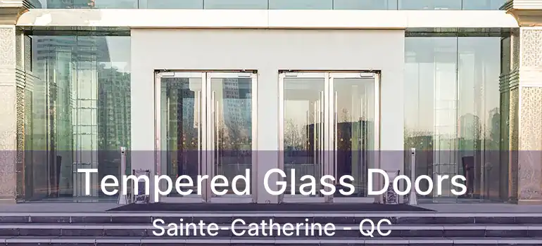  Tempered Glass Doors Sainte-Catherine - QC
