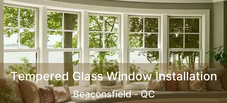  Tempered Glass Window Installation Beaconsfield - QC