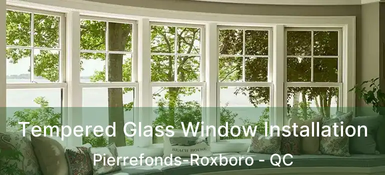  Tempered Glass Window Installation Pierrefonds-Roxboro - QC
