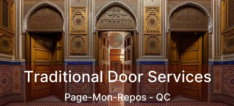  Traditional Door Services Page-Mon-Repos - QC