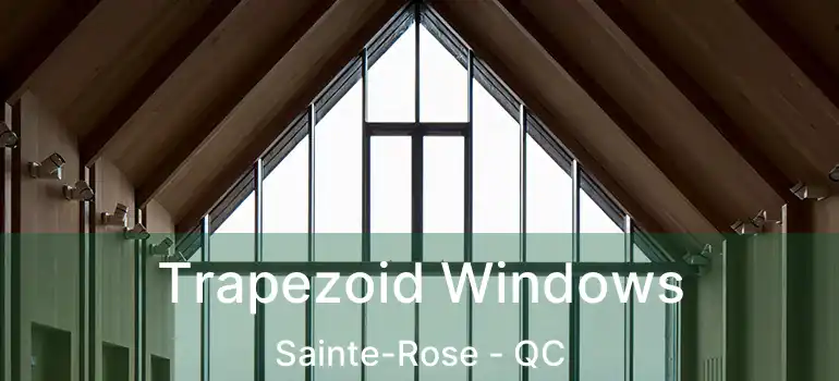 Trapezoid Windows Sainte-Rose - QC