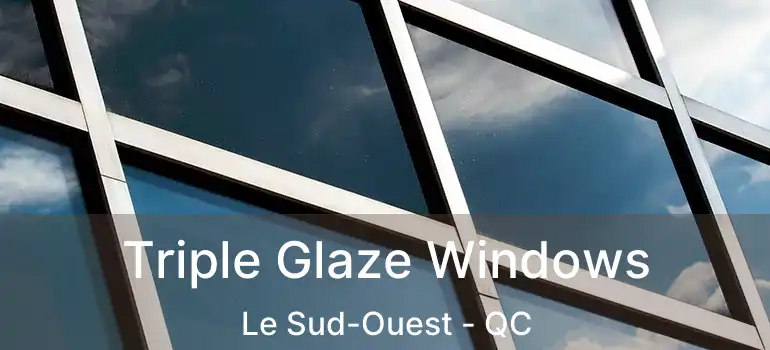  Triple Glaze Windows Le Sud-Ouest - QC