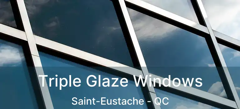  Triple Glaze Windows Saint-Eustache - QC
