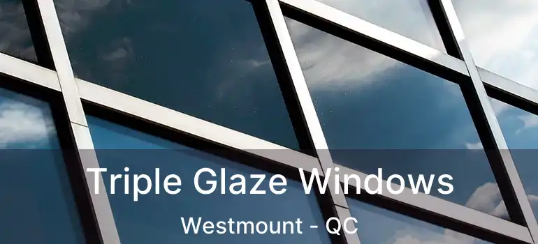  Triple Glaze Windows Westmount - QC