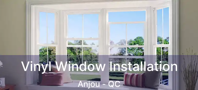  Vinyl Window Installation Anjou - QC