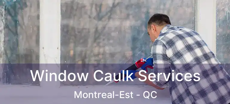  Window Caulk Services Montreal-Est - QC
