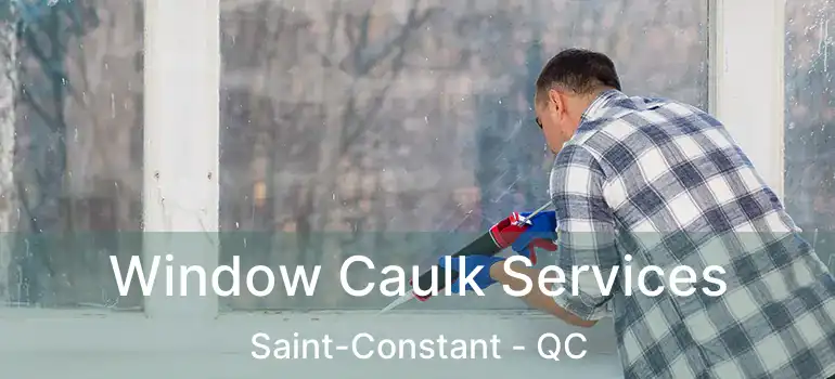  Window Caulk Services Saint-Constant - QC