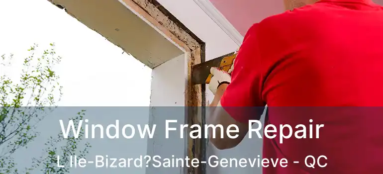  Window Frame Repair L Ile-Bizard?Sainte-Genevieve - QC