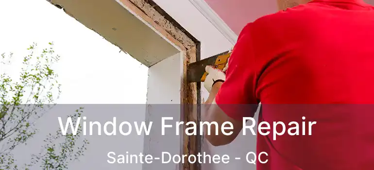  Window Frame Repair Sainte-Dorothee - QC