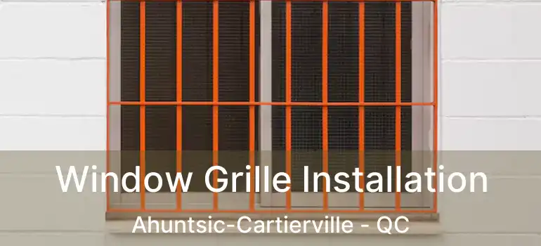  Window Grille Installation Ahuntsic-Cartierville - QC