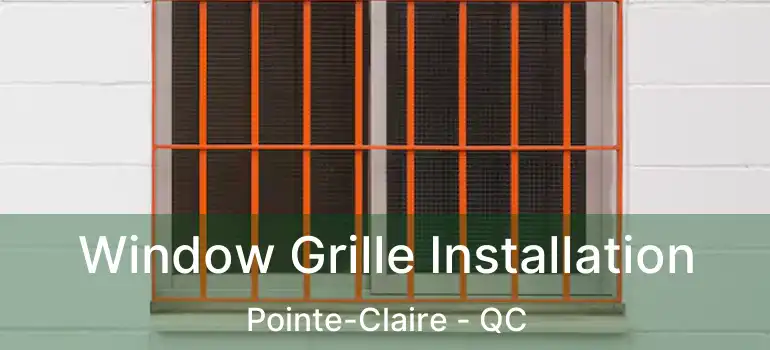  Window Grille Installation Pointe-Claire - QC
