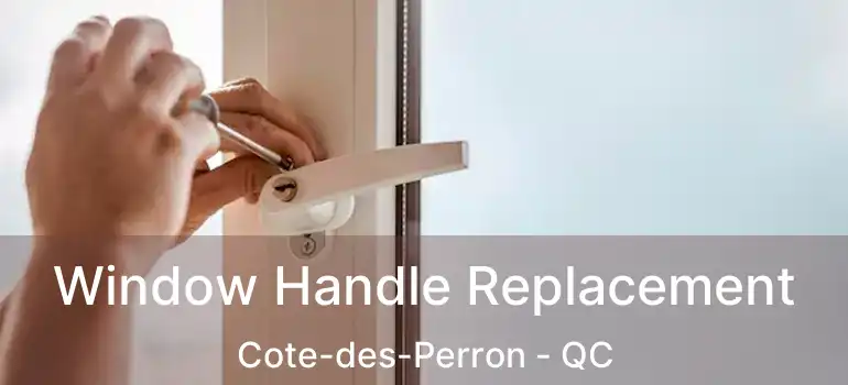  Window Handle Replacement Cote-des-Perron - QC