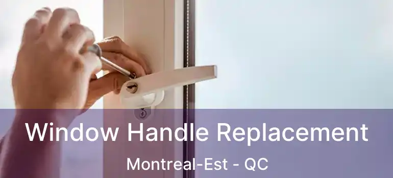  Window Handle Replacement Montreal-Est - QC