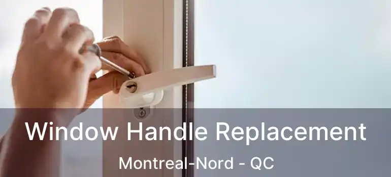  Window Handle Replacement Montreal-Nord - QC