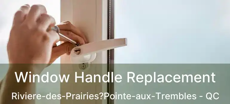  Window Handle Replacement Riviere-des-Prairies?Pointe-aux-Trembles - QC