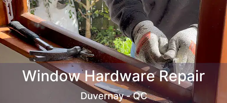  Window Hardware Repair Duvernay - QC