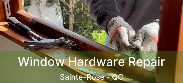  Window Hardware Repair Sainte-Rose - QC