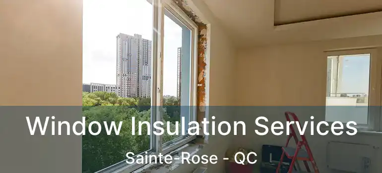 Window Insulation Services Sainte-Rose - QC