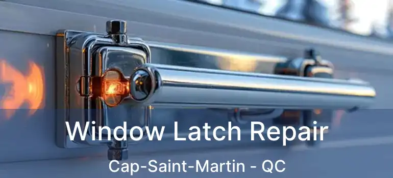  Window Latch Repair Cap-Saint-Martin - QC