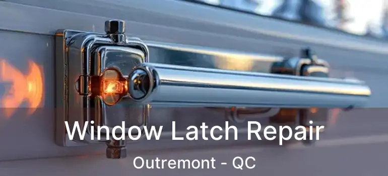  Window Latch Repair Outremont - QC