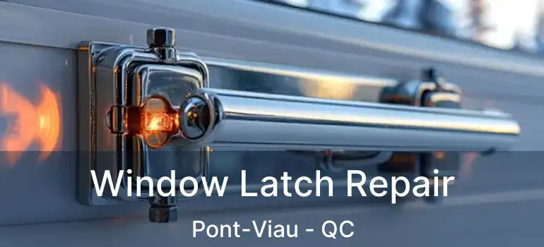  Window Latch Repair Pont-Viau - QC