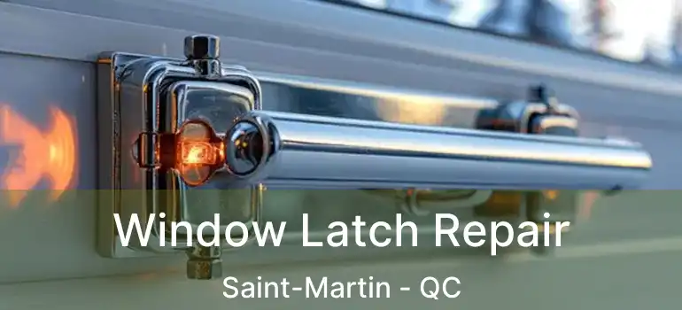  Window Latch Repair Saint-Martin - QC