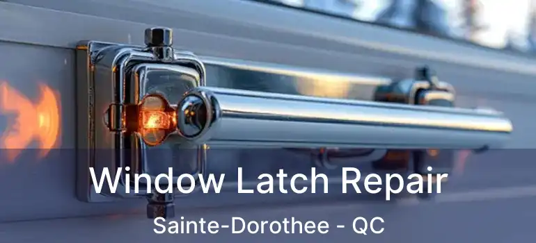  Window Latch Repair Sainte-Dorothee - QC