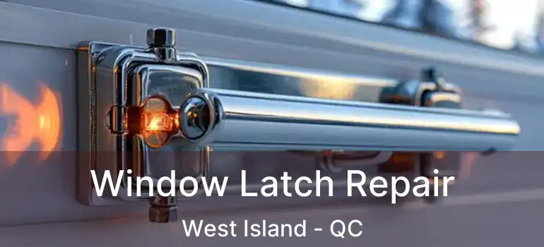  Window Latch Repair West Island - QC
