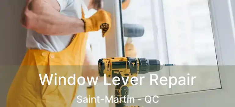  Window Lever Repair Saint-Martin - QC