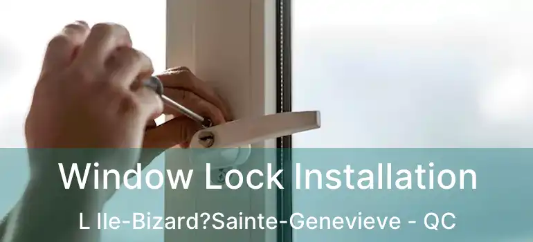 Window Lock Installation L Ile-Bizard?Sainte-Genevieve - QC