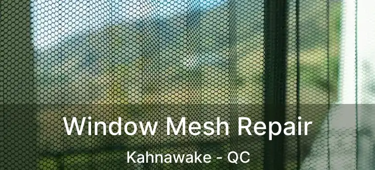  Window Mesh Repair Kahnawake - QC