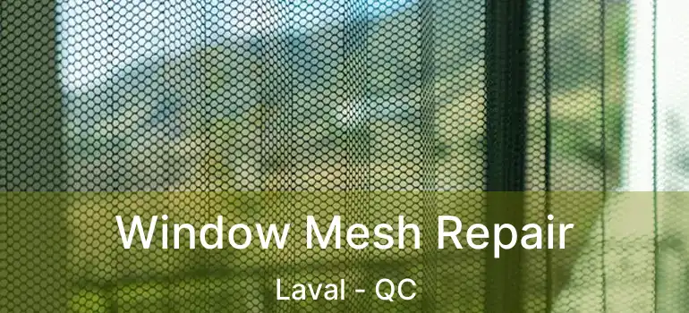  Window Mesh Repair Laval - QC