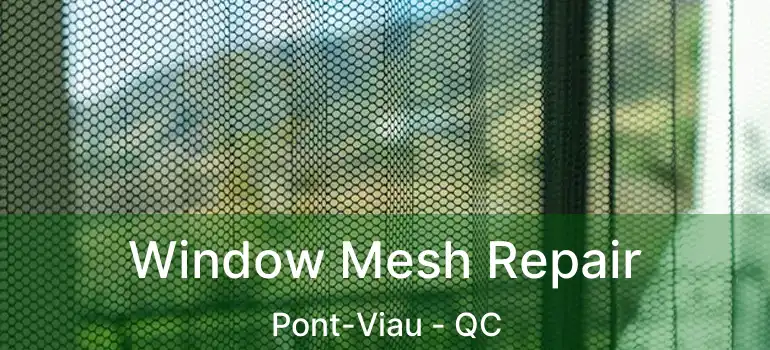  Window Mesh Repair Pont-Viau - QC