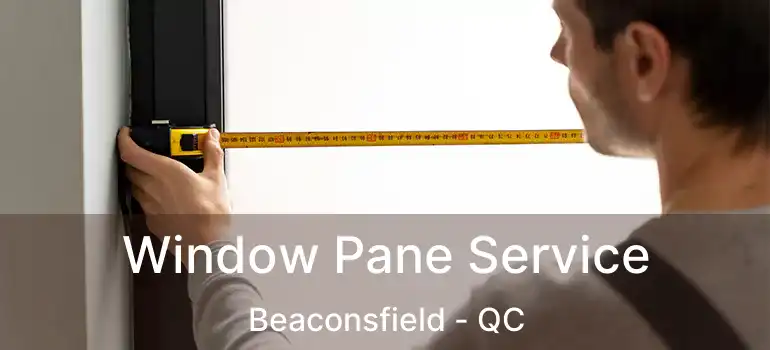  Window Pane Service Beaconsfield - QC